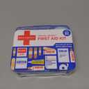 BAND-AID Brand Travel Ready Portable Emergency First Aid Kit for Minor Wound Care, Perfect for Home, Car, Travel, Camping Essentials & Outdoor Emergency Kit, 80 Pieces