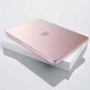 Soonjet Invisible Armor for MacBook Neo Case 13 inch 2026 New A3404 | Official Blush Clear | Anti-Scratch & Fingerprint | Pink Laptop Cover Protective Hard Shell | Mac Accessories Student & Travel