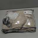 Flax Burlap 90 Inch Pinch Pleated Linen Curtains 2 Panel Set for Living Room Thick Linen Textured Drapes 90 Inches Long Pinch Pleat Drapes Semi Sheer Curtain for Dining Bedroom Office Dark Taupe (Burlywood Birch)