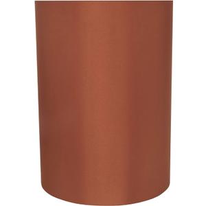 Aspen Creative 31125A Transitional Drum (Cylinder) Shaped Spider Fitter Lamp Shade in Redwood Sateen, 8" wide (8" x 8" x 11")
