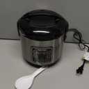 AROMA Digital Rice Cooker, 4-Cup (Uncooked) / 8-Cup (Cooked), Steamer, Grain Cooker, Multicooker, 2 Qt, Stainless Steel Exterior, ARC-914SBD