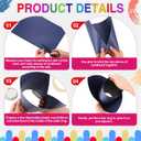 Toulite 12 Sets Halloween Group Costumes for Teacher Adults Colorful Marker Aprons and DIY Cone Hats Halloween Marker Costumes Aprons Cardstock Hat Funny Outfit for School Themed Events