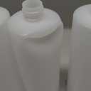 IMPRESA Plastic Bottle with 6 Caps in 2 Styles - BPA Free Latex-Free, Food-Grade, Great for Shampoo, Body Wash, Sauce and More,3 Pack 16oz