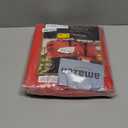 ZOBER 600D Oxford Fabric Rolling Christmas Tree Storage Bag - Fits 7.5 Ft Artificial Trees - Waterproof Christmas Tree Bag For Storage Box For Xmas, Durable Handles and Wheels - Card Slot - Red