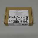 Amazon Basics 8-Pack Rechargeable AA NiMH Batteries, 2000 mAh, 1.2V, Low Self Discharge, Long-Lasting, Pre-Charged, Recharge up to 1000x Times