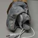 Deepsoon Heating Pad,Electric Heating Pads for Back,Neck,Abdomen,Moist Heating Pad for Shoulder,Knee,Arms,Legs,Dry/Moist Heat & Auto Shut Off,Christmas Gifts for Men and Women,Light Gray,24x12 Inch