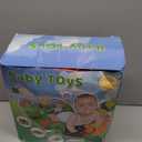 2-in-1 Tummy Time Mat & Baby Lounger Pillow - Seat Support for Baby Play Mat for Babies 0-6 Months, Infant Lounger Activity Center with Newborn Toys, Floor Pillows Sit Me Up, Infant Toys Floor Lounger (Caterpillar)