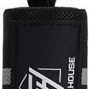 SWOLLHOUSE Knee Wraps + Wrist Wraps + Weight Lifting Straps Bundle (3 Pairs) for Weightlifting Bodybuilding Strength Training Workout Gym, Fitness Protective Set for Men & Women