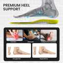 Bukihome Running Shoe Inserts for Women & Men, Lightweight Running Insoles with Heel Cushion for Hiking, Walking, Standing All Day-Relief Plantar Fasciitis Foot PainMen 8.5-9.5|Women 10.5-11.5-size L