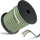 LIMICAR 100FT 14 Gauge Trailer Wiring Harness Kit - 4-Way Bonded, Color-Coded Boat Trailer Wiring for Lights