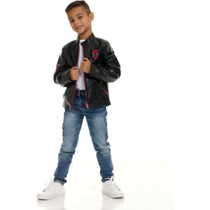 Marvel Spider-Man Faux Leather Jacket Little Kid to Big Kid (7-8)