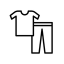 Iwemek Two Pieces Set,Pants and Top, White Colot, Size XL