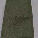 Small Braided Rugs 2x3 Ft Area Rugs for Entryway Boho Washable Rug Throw Rugs with Rubber Backing Cotton Woven Door Mat Indoor Entrance Front Door Rugs for Foyer Bathroom Kitchen, Dark Green