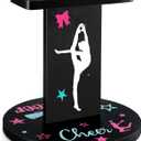 Weysat 12.2 x 13.2 Inch Wooden Cheer Flyer Stand Cheerleading Balance Trainers for Adult Core Strength, Stunt Flexibility & Coordination Training Equipment