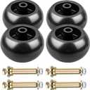 Anti Scalp Deck Wheel Kit Compatible with Bad Boy 022-5234-98 for Toro 1-603299 68-2730 for Kubota K5351-42110 K5371-42110 for Husqvarna 539 10 26-43 for Lawn-Boy 1-603299 68-2730 4 Pack