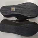 MALIDA Womens Wedge Arch Support Flip Flops Cushion Soft Rubber Midsole Platform Thong Sandals with Rubber Sole, Size 10
