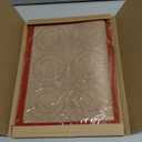 Silicone Baking Mat Set of 6, Macaron Silicone Baking Mat for Baking Sheets, NonStick & Reusable Silicone Mats for Baking Macarons, Cookies, Pastries, Pizza