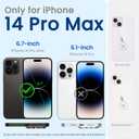 ORNARTO Compatible with iPhone 14 Pro Max Case 6.7, Slim Liquid Silicone 3 Layers Full Covered Soft Gel Rubber Phone Case Protective Cover with Microfiber Lining 6.7 inch-Storm Blue