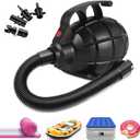 Electric Air Pump for Inflatable Tumbling Track Mat with 4 Nozzles, AC 110-120V Quick-Fill Inflator, Air Pump for Gymnastics/Flooring/Tumbling/Yoga/Taekwondo/Exercise Gym Fitness Mat