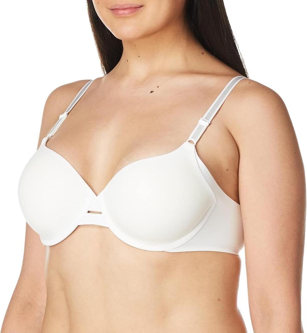 Warner's Women's Blissful Benefits Side Smoothing Underwire Bra (36B, White)