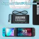Gamecube Controller Adapter for Nintendo Switch / OLED / Switch 2 Gamecube Adapter, Compatible with PC WII U Switch2, Support 4 Gamecube Controller to Play Supper Smash Bros with 70IN Long Cable