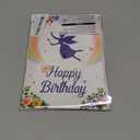 Ecloverlife Birthday Card, 3D Pop-Up Birthday Card for Girls, Musical Birthday Card with Colorful Lights, Fairy Birthday Card for Girls, Daughters, and Granddaughters