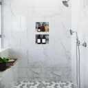 Houseables Shower Niche, Shower Niche Insert Tile Ready, Recessed Bathroom Storage, 12x20 (13x21), Shelf Insert, Built in Wall Cubby, Recessed Shampoo Caddy, Inset Shelves, Ready for Tile, Prefab Box