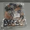 2 x MAQIHAN Hair Ties - 40Pcs Telephone Cord Elastic Ponytail Holders for Thick Hair, Women, Girls and Teens in Neutral Colors