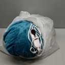 Electric Heated Blanket Full Size 72"x84" - Microplush & Sherpa Fabric Dual-Sided, 6 Heat Settings & 1-10 Hours Auto Off , Cozy Warming Throw for Home, Office, or Bed, Machine Washable, Tile Blue