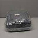 Men's Heated Jacket Windproof Winter Outdoor Soft Shell with Detachable Hood Electric Heated Coat (Blue, XL)