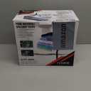 12.2in Pond Waterfall Kit,304 Stainless Steel Waterfall Spillway,Pond Spillway with 45W 740GPH Pump,10FT Corrugated Tubing,Filter