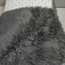 Zentavio Area Rugs for Living Room Grey Rugs for Bedroom 4x6 Carpet Fluffy Furry Soft Shag Aesthetic Plush High Pile Gray Throw Rug for Nursery Kids Room Dorm (4' x 6' (Rectangular))