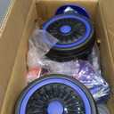 XJD Toddler Tricycle, Foldable Toddler Bike with Pedals, Tricycle for 2-5 Year Olds, Adjustable Comfortable Seat, Christmas Birthday Gifts for 1-5 Years Old Boys and Girls (Blue)