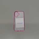 JETech Case for iPhone 16 6.1-Inch, Non-Yellowing Shockproof Phone Bumper Cover, Anti-Scratch Clear Back (Pink)