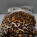 Leopard Print Blanket Fleece Throw for Bed Sofa Travel and Camping, Super Soft Cozy Fluffy Plush Cheetah Print Blanket for All Seasons 50"x60" (Dark Brown)