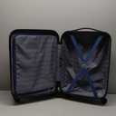Travelers Club Cosmo Hardside Spinner Luggage, Navy Blue, Carry-On 20-Inch