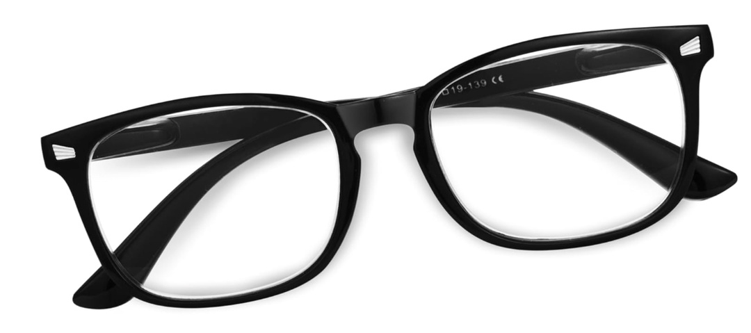 CCVOO Reading Glasses for Women/Men, Eyeglasses, Blue Light Readers for Women/Men, Computer Eye Glasses, Cheaters (2 Black/ 2 Transparent/ 1 Turtle)