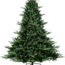 Unlit Outdoor Christmas Tree - Leheyhey 7ft Artificial Holiday Christmas Pine Tree - Hinged Spruce Holiday Xmas Tree for Home, Office, Party Decoration with 2296 PE&PVC Mixed Branch Tips