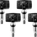 TPMS Sensor 433MHz Tire Pressure Monitoring Sensor Compatible with Mercedes Maserati Dodge Citroen Fiat. OE Replacement # 05154876AA,05154876AC,A0009050030,A0009054100 (4Pcs)