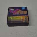 POOFZY Permanent Outdoor Lights for House,100ft RGB+IC Smart Outdoor Decor, 50 Scene Modes,App/Remote Control,IP67 Waterproof,for Christmas,Halloween,Daily & Holiday Party Decor,House Roof Lighting