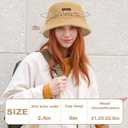 Sukeen Women's Winter Bucket Hats, Faux Fur Fuzzy Warm Fisherman Hat for Trendy Daily