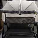 Baby Bassinet Bedside Sleeper for Baby, 6 Height Adjustment Bedside Bassinet for Newborn, Sturdy Bassinets Co-Sleeper with Wheels and Soft Mattress