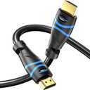 BlueRigger 8K HDMI Cable 6 FT - 5 Pack (8K 60Hz, 4K 120Hz, 48Gbps HDMI Cord, HDR10+, High Speed HDMI Cable 8K with Ethernet, eARC, 3D, HDCP 2.3) - Compatible with PS5, Xbox, Roku, Apple TV, Switch, PC