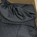 GIANT PANDA Custom Fit Rear Bench Back Seat Cover for Toyota Corolla 2014 2015 2016 2017 2018 2019 L LE LE EcO XLE Sedan, Luxury Seat Covers for car, Faux Leather Interior Cover Protector in Black