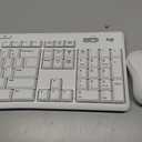 Logitech MK270 Wireless Keyboard and Mouse Combo for Windows, 2.4 GHz Wireless, Compact Mouse, 8 Multimedia and Shortcut Keys, 2-Year Battery Life, for PC, Laptop - White