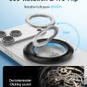 SYNCWIRE for MagSafe Phone Grip, 360 Rotation Magnetic Cell Phone Grip Magnetic Ring Holder Kickstand Mag Safe Ring Stand Compatible with iPhone 17 16 15 14 13 12 Pro Max MagSafe Accessories Android