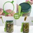 2 Pack Pickle Fork Pickle Grabber Tool-Pickle Picker for the jar Green, 6.7x2.9x1.2 inch, ZL113