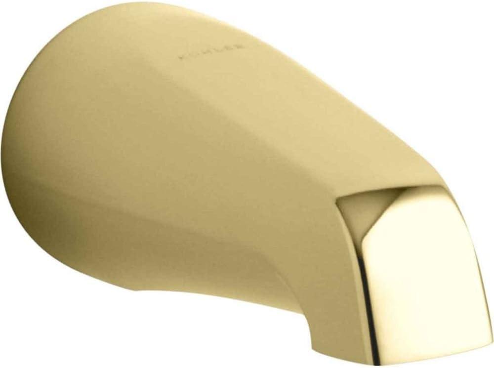 KOHLER Coralais Slipfit Spout/Non-Div (.5, Vibrant Polished Brass)