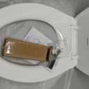 Universal Toilet Seat Elongated Soft-Close Cover, Oval Toilet Seat, White