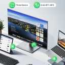 TECKNET Rechargeable Bluetooth Mouse, [ USB + BT5.0 + BT3.0 ] Wireless Mouse, Ergonomic 4-Way Scroll Wheel Computer Mice, 6-Level 4800 DPI Silent Mice, Multi-Device for Computer/Laptop/MacBook (Grey)